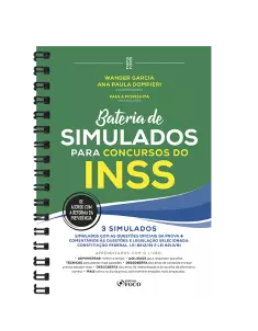 BATERIA DE SIMULADOS - PARA CONCURSOS DO INSS - 1ª ED - 2022