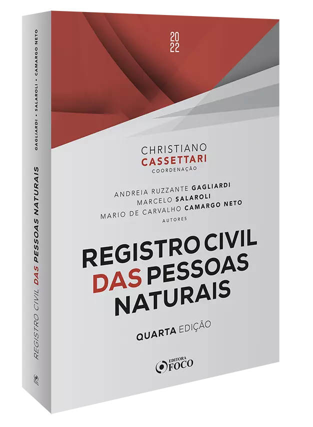 REGISTRO CIVIL DAS PESSOAS NATURAIS - 4ª ED - 2022