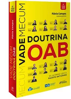 COMBO VADE MECUM DE DOUTRINA DA OAB - FLASHCARDS OAB - QUESTÕES COMENTADAS PARA PASSAR NO EXAME DA OAB